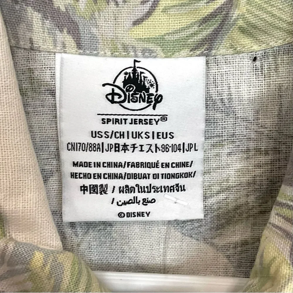 Walt Disney World Jacket Tropical Linen Blend Sz S New Shacket Spirit Jersey WDW